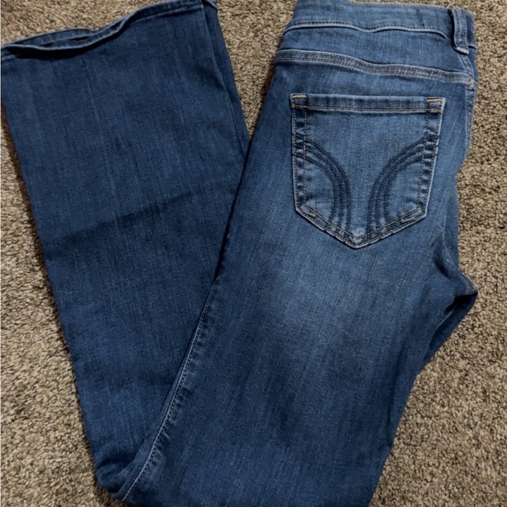 Hollister Dark Blue Boot Cut Jeans